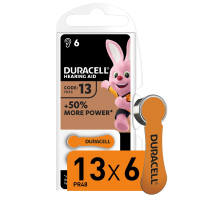 Нарушена упаковка.  <182629> Duracell ZA13-6BL (60/600/54000) Б0039180