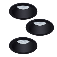 Комплект 3шт. Встраиваемый светильник Arte Lamp Helm A2869PL-1BK-3
