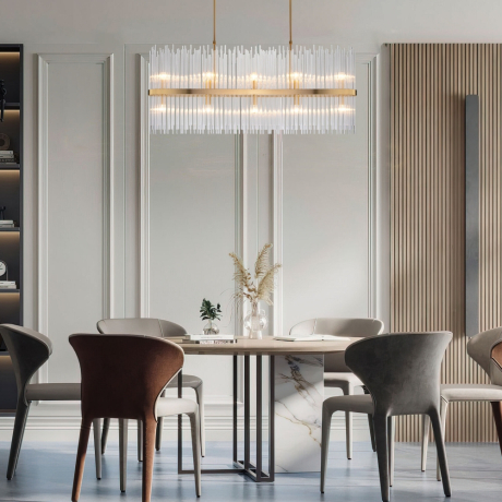 Подвесная люстра со стеклянным рассеивателем Bogate's Allure 486/10 (a065772) 