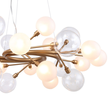 Люстра с лампочками, подвесная, комплект от Lustrof. №176697-617455 