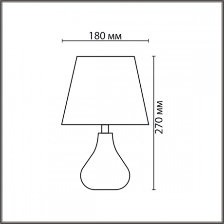 Настольная лампа декоративная Lumion NAINA 8183/1T 
