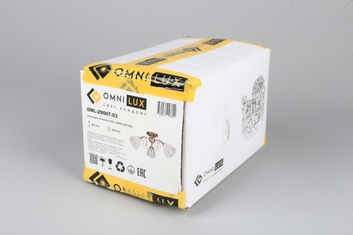 Люстра потолочная с лампочками Omnilux OML-29007-03+Lamps 