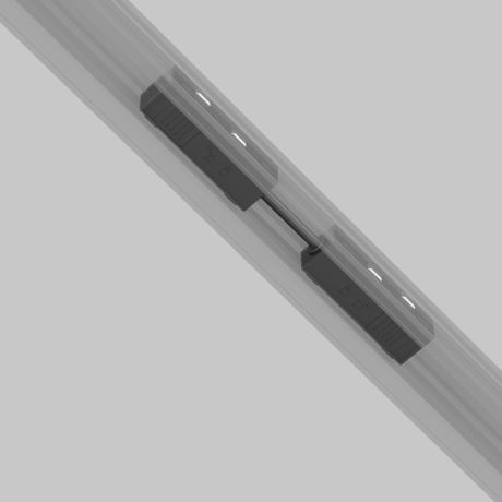 Нарушена упаковка!  <743826> Комплектующие для трековой системы Technical TRA034CPC-42B-5-1 Accessories for tracks Exility