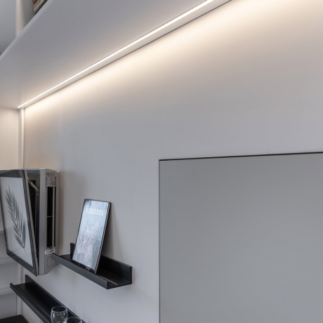 5м. Светодиодная лента теплого цвета 5050, 3300К, 14,4W, 12V, 60LED/m, IP20 Elektrostandard (a027839) 