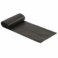 Нарушена упаковка!  <219338> Мешки для мусора 30 л черные в рулоне 30 шт., ПНД 8 мкм, 50х60 см, LAIMA стандарт, 601377 (601377)