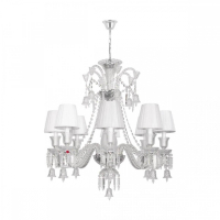 Подвесная люстра с подвесками Loft IT Zenith 10210/8 White