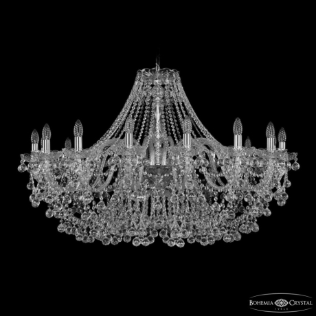 Подвесная люстра Bohemia Ivele Crystal 1409 1409/16/400 Ni 