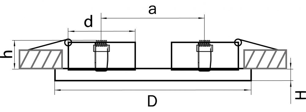 214327 Встраиваемый точечный светильник Lightstar Intero 