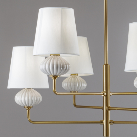 Люстра на штанге Freya Ceramics FR2029PL-06BS 