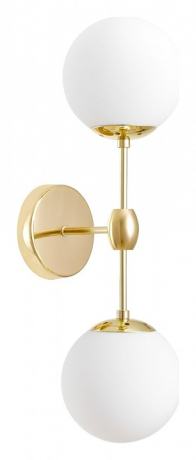 Бра LUMINA DECO ZODIAK LDW 6001-2 GD+WT 