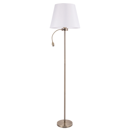 Торшер с дополнительной подсветкой Arte Lamp Elba A2581PN-2AB 