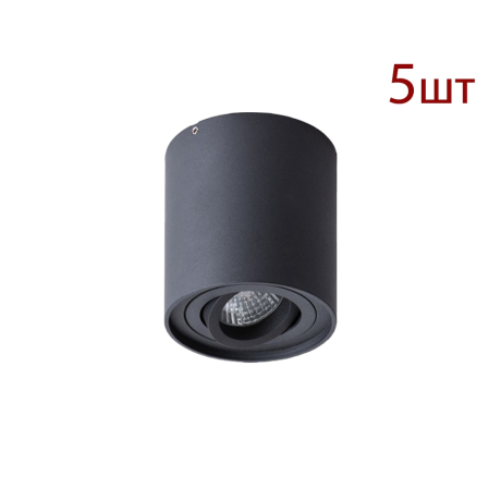 Комплект 5шт. Потолочный светильник Arte Lamp Galopin A1460PL-1BK-5 