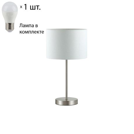 Настольная лампа с лампочкой Lumion Nikki 3745/1T+Lamps E27 P45 