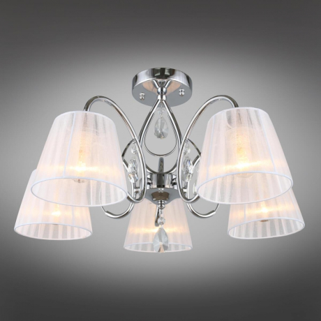 Люстра потолочная с лампочками Omnilux OML-56607-05+Lamps 