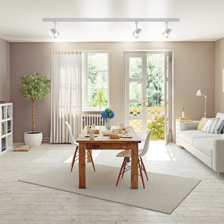 Однофазный светильник для шинопровода с лампочкой Novotech 370546+Lamps 