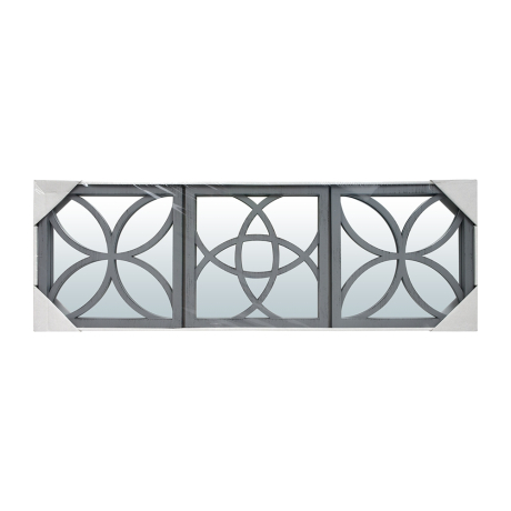 Комплект декоративных зеркал ''Варенна'' 3 шт, 25*25 см, размер зеркал 21*21 см Qwerty 74060