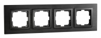 Рамка на 4 поста Mono Electric Style Aluminium 107-820000-163