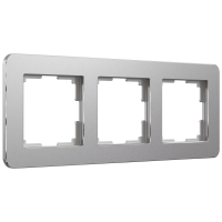 Рамка на 3 поста Werkel Platinum (алюминий) W0032606