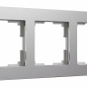 Рамка на 3 поста Werkel Platinum (алюминий) W0032606