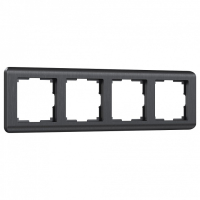 Рамка на 4 поста Werkel Stream (графит) W0042104