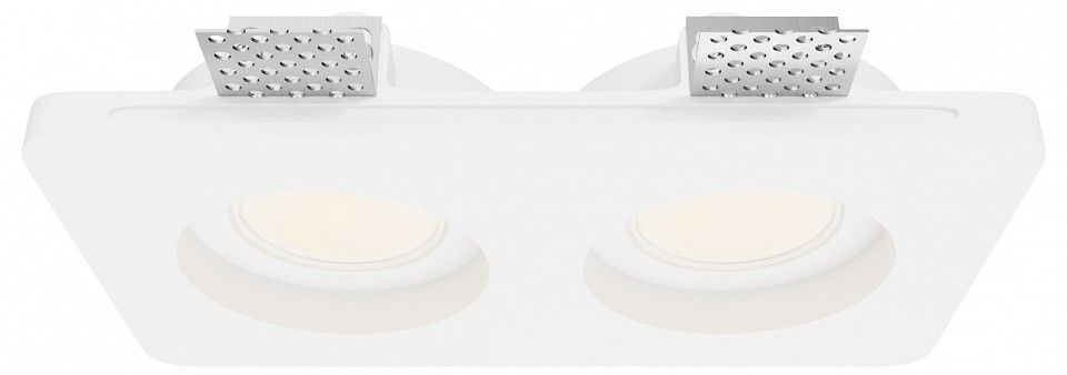 Встраиваемый светильник Maytoni Technical Gyps Modern DL002-GU10-02-W 