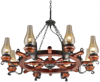 Подвесная люстра с лампочками Velante 583-703-08+Lamps