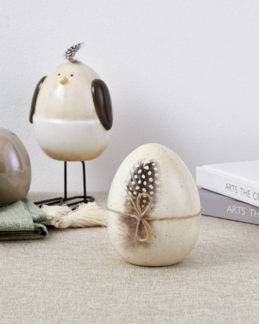 427899 Фигурка Яйцо SENDAYAN ?95, H117 фарфор, бежевый Eglo 