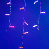 2,4*0,6м. Уличная гирлянда бахрома RGB Ardecoled 230V ARD-Edge-Classic-2400X600-White-88Led-Live RGB (26022)