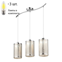 Подвесной светильник с лампочками Velante 227-106-03+Lamps E27 Свеча