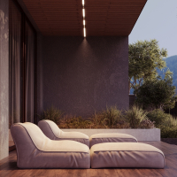 Уличный трековый светильник Outdoor O-TR01-2-S-10WB3K Points