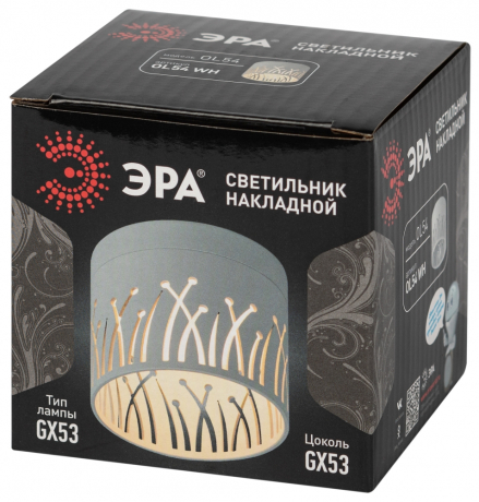 Накладной светильник Эра OL54 WH Б0061191 