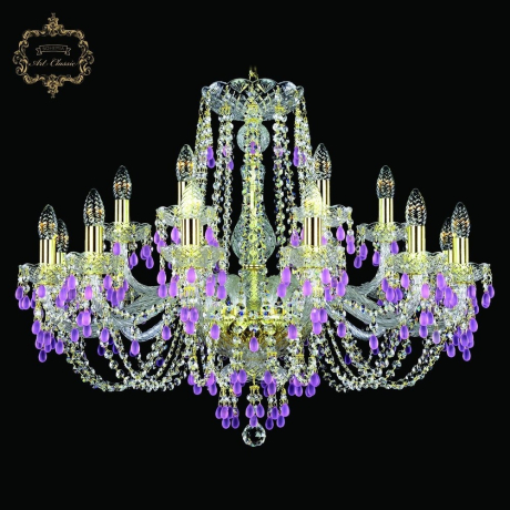 Подвесная люстра Bohemia Art Classic 11.24 11.24.12+6.300.Gd.V7010 