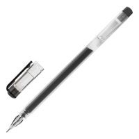 Нарушена упаковка! <301494> Ручка гелевая STAFF "Basic" GP-675, ЧЕРНАЯ, длина письма 1000 м, игольчатый узел 0,5 мм, линия письма 0,35 мм, 143675 (143675)