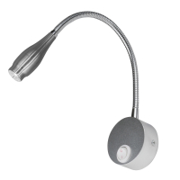 Светильник светодиодный настенный гибкий для интерьерного освещения Uniel ULT-F22-3W/4000K IP20 SILVER (UL-00004241)