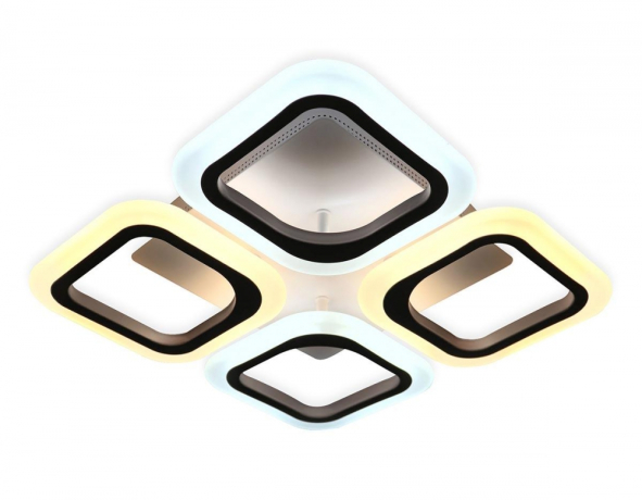 Потолочная светодиодная люстра с пультом ДУ (инфракрасный) Ambrella light Acrylica FA4371 