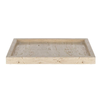 427248 Поднос декоративный MAROMANDIA, L305, B230, H25, мрамор, бежевый Eglo