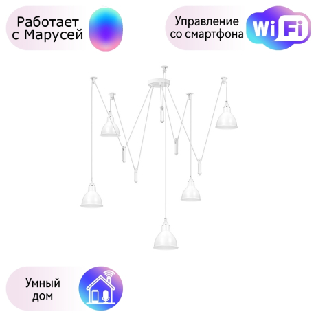 Подвесная люстра Lightstar с поддержкой Маруся Acrobata 761056 