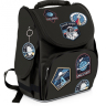 Нарушена упаковка!  <712387> Рюкзак Schoolformat BASIC ОТКРЫТЫЙ КОСМОС 13 л черн. 38х28х16 жестк. каркас 1 отд. молния держатель д/карточек, брелок, д/мальчиков РЮКЖК-ОК (247703)