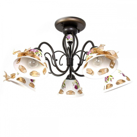 Люстра на штанге Abrasax Emilia MDK9424/5B Coffee 