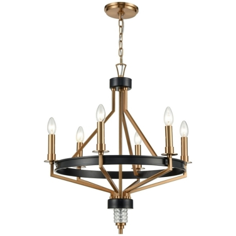 Люстра подвесная со светодиодными лампочками E14, комплект от Lustrof. №277177-623075 