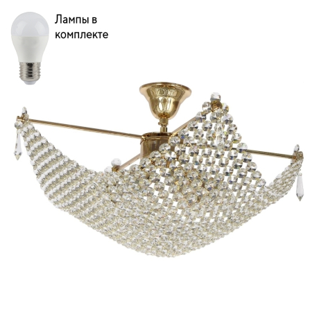 Люстра потолочная с Led лампочками в комплекте Arti Lampadari Roma E 1.3.50.501 G+Lamps 
