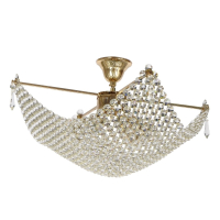 Люстра потолочная с Led лампочками в комплекте Arti Lampadari Roma E 1.3.50.501 G+Lamps