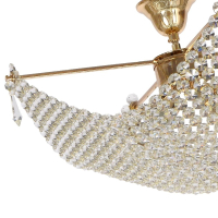 Люстра потолочная с Led лампочками в комплекте Arti Lampadari Roma E 1.3.50.501 G+Lamps