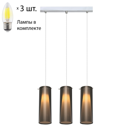 Подвесной светильник с лампочками Velante 229-106-03+Lamps E27 Свеча 
