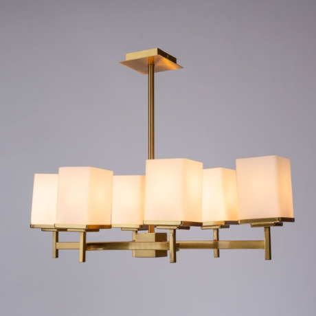 Люстра на штанге со светодиодными лампочками E27 , комплект от Lustrof. №282198-623018 