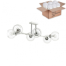 Люстра потолочная с лампочкой Lumion Alana 4517/6C+Lamps E14 P45 