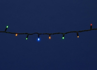 Нарушена упаковка!  <185493> Гирлянда светодиодная 10м с эффектом мерцания. Соединяемая IP67 Uniel (UL-00003943) (ULD-S1000-120-TBK)