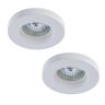 Комплект 2шт. Встраиваемый светильник Arte Lamp Invisible A9210PL-1WH-2 