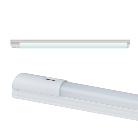 Мебельный светодиодный линейный светильник с бесконтактным выключателем Uniel ULI-L24-8W/4200K SENSOR IP20 WHITE (UL-00001447) 