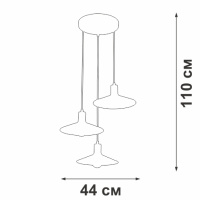 Люстра Vitaluce V3094-1/3S